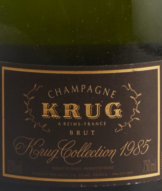 Krug Champagne, Baghera/wines